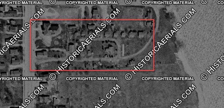 Miles Motor Court (Hiawathaland Motor Court) - 1954 Aerial (newer photo)
